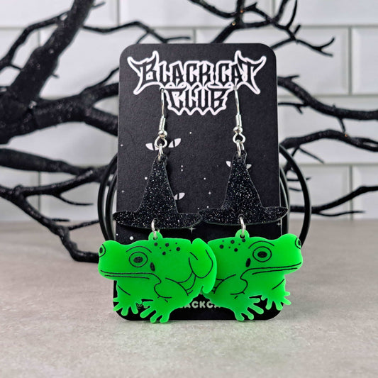 Toad Witch Dangle Earrings