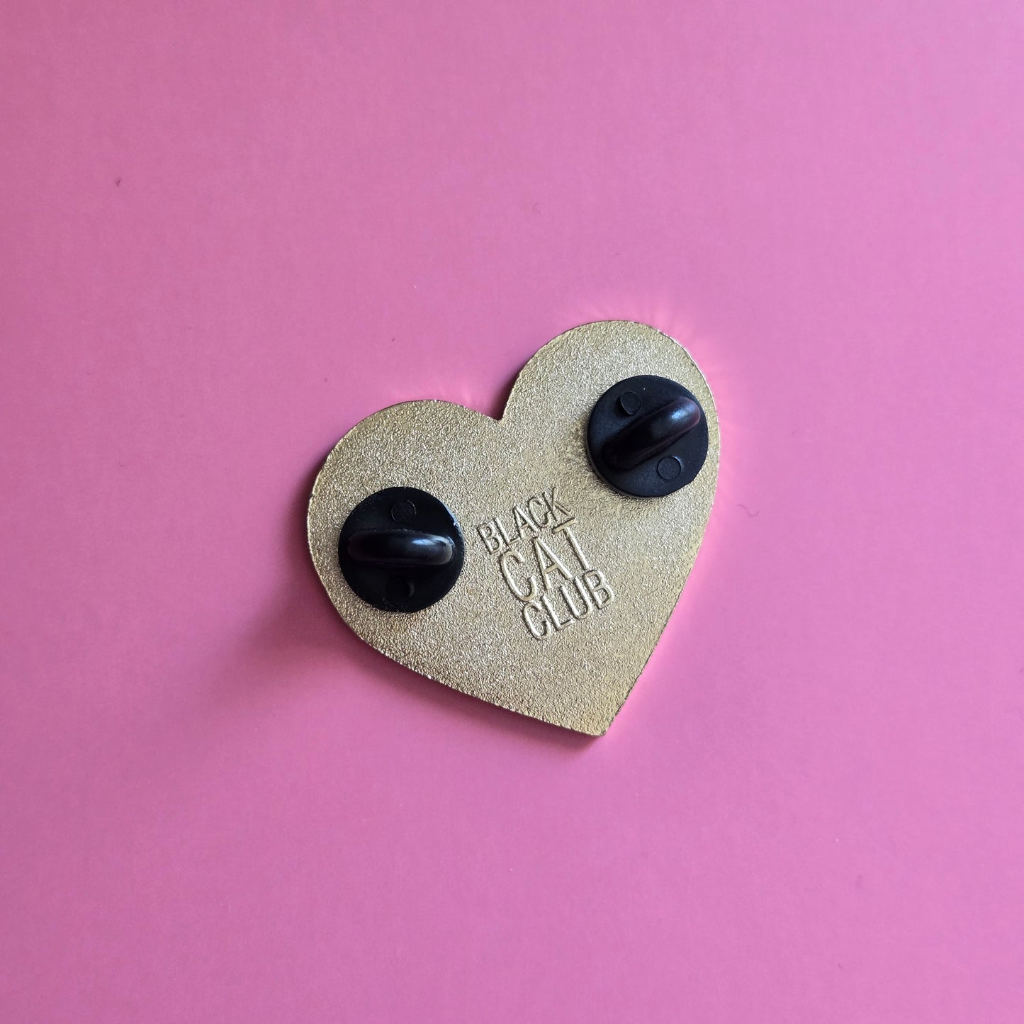 Emotionally Invested in Cats I've Never Met Heart Hard Enamel Pin