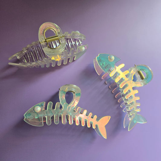Cat's Catch Fish Bone Hair Claw