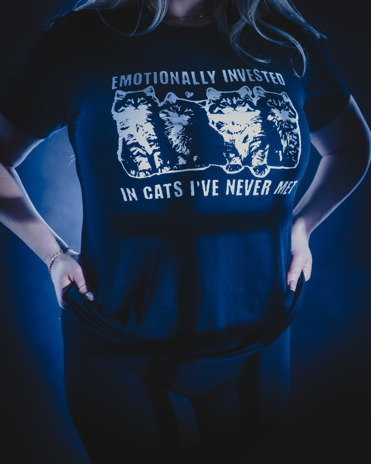 Emotionally Invested in Cats I've Never Met Kittens Unisex Shirt