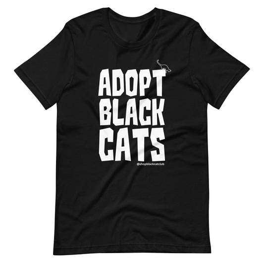 Adopt Black Cats Unisex Shirt