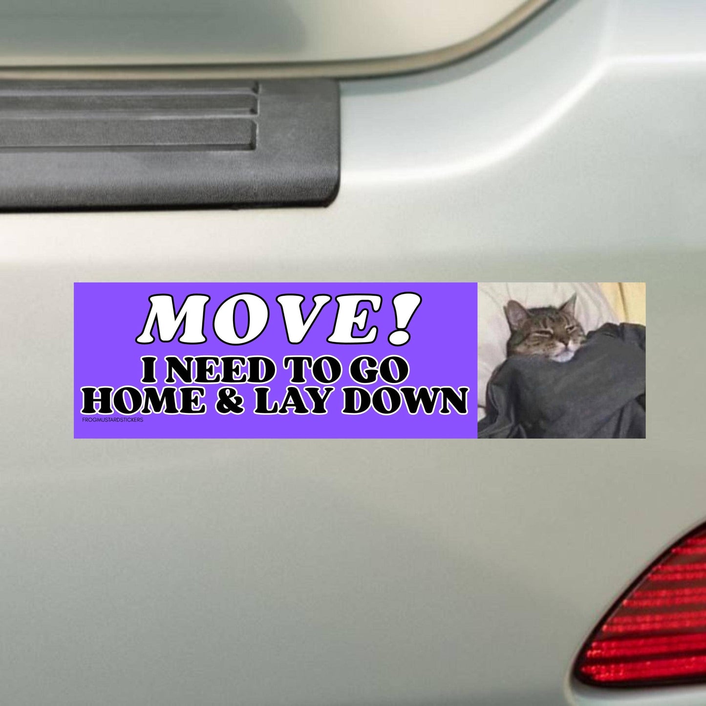 Move! I Need to Go Home and Lay Down Bumper Magnet