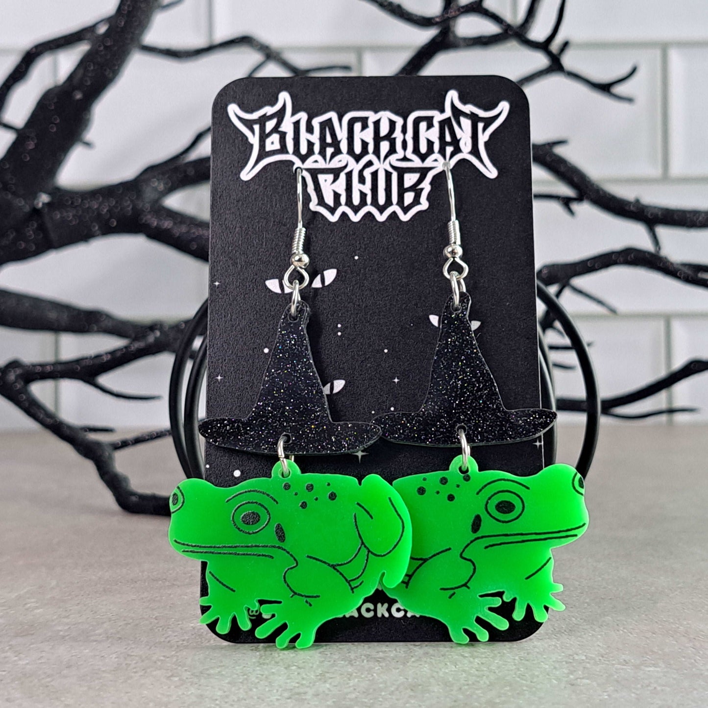 Toad Witch Dangle Earrings