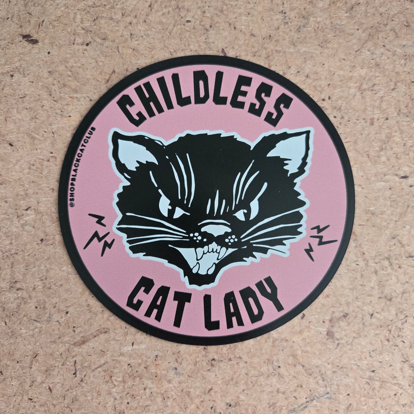 Childless Cat Lady Bumper Magnet 5"