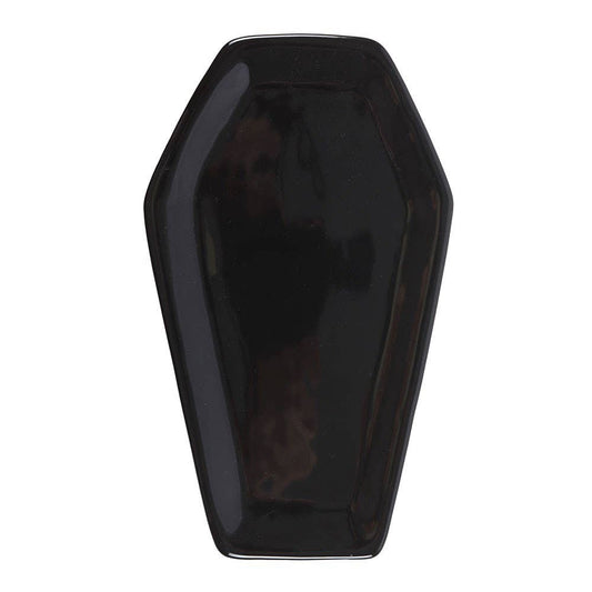 Black Coffin Ceramic Trinket Tray