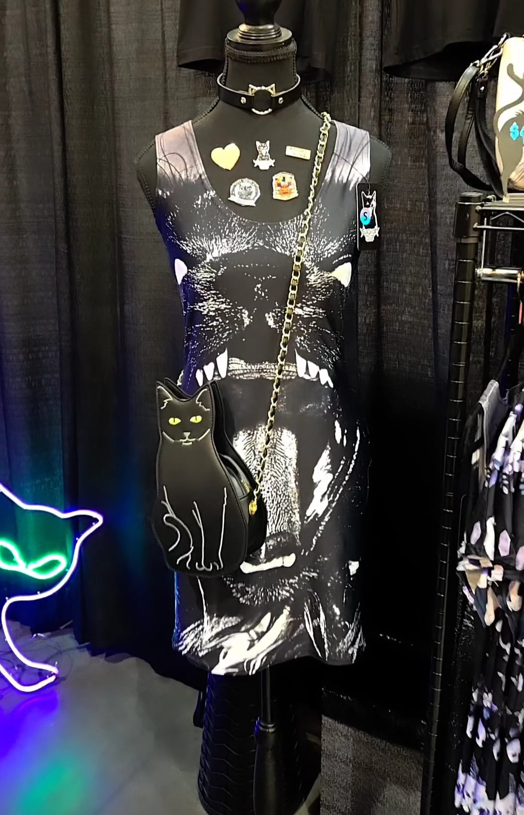 Black Cat Cross Body Purse