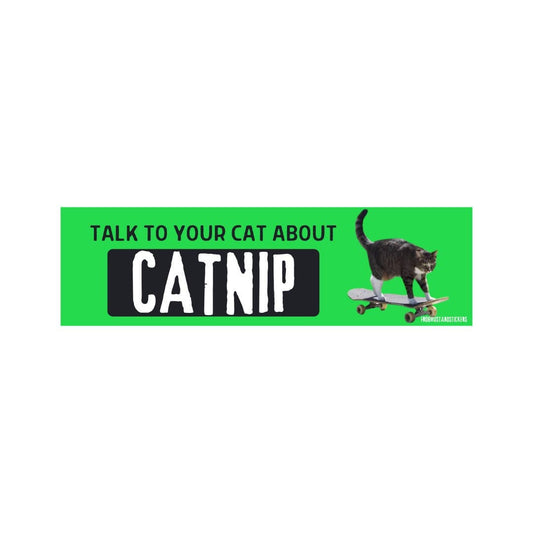 Talk to your car about CATNIP Bumper Magnet