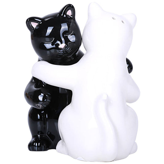 Hugging Cats Salt and Pepper Shaker Set