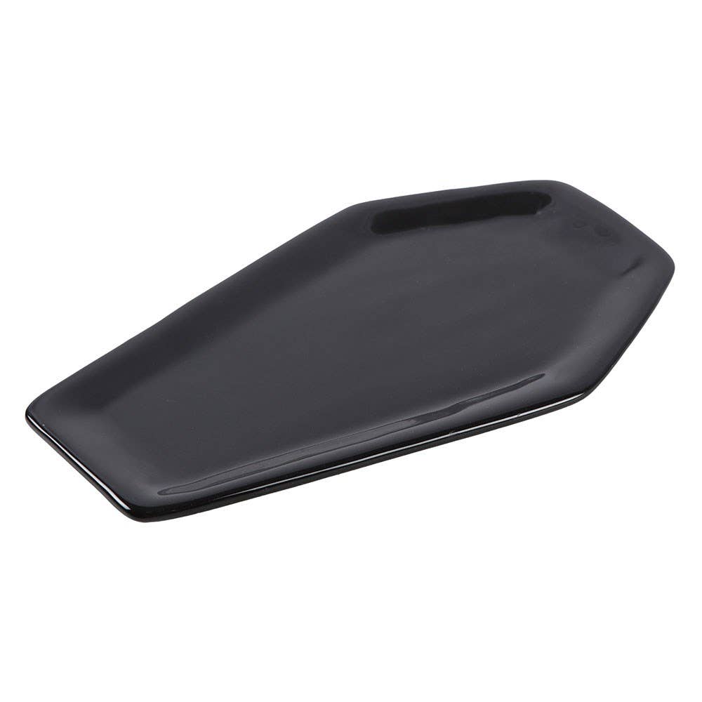 Black Coffin Ceramic Trinket Tray