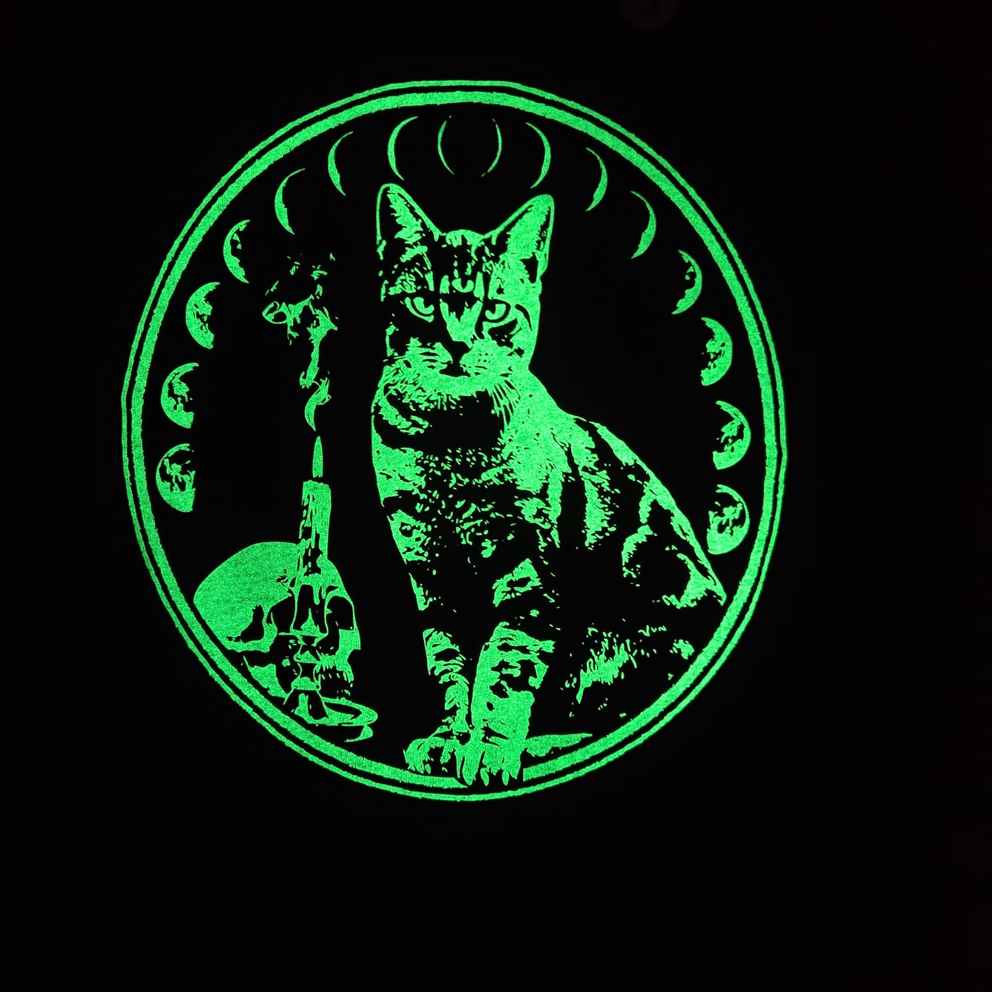 💚GLOW IN THE DARK💚 Occult Kitty Unisex Shirt