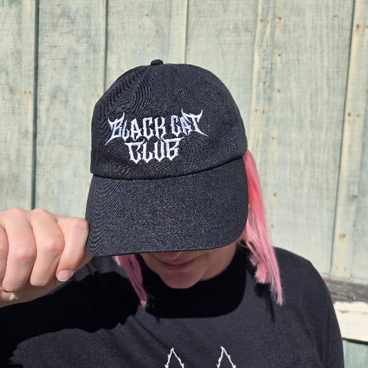 Black Cat Club Logo Dad Hat