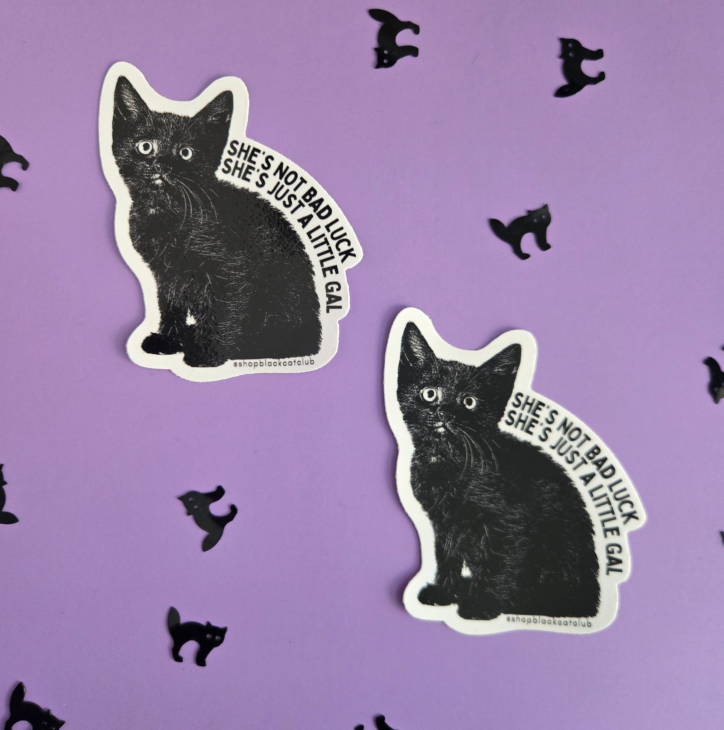 She's Just a Little Gal Sticker 3"