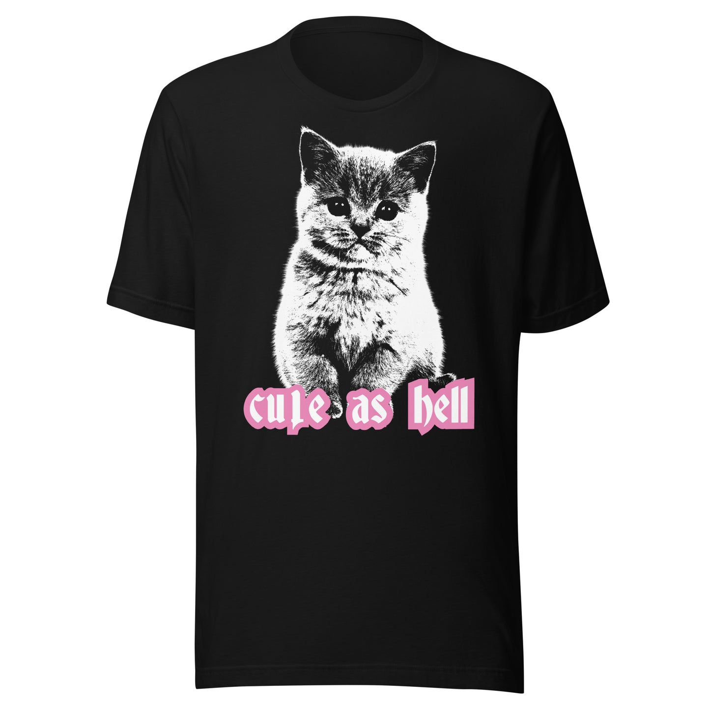 Cute as Hell Kitten Unisex Shirt